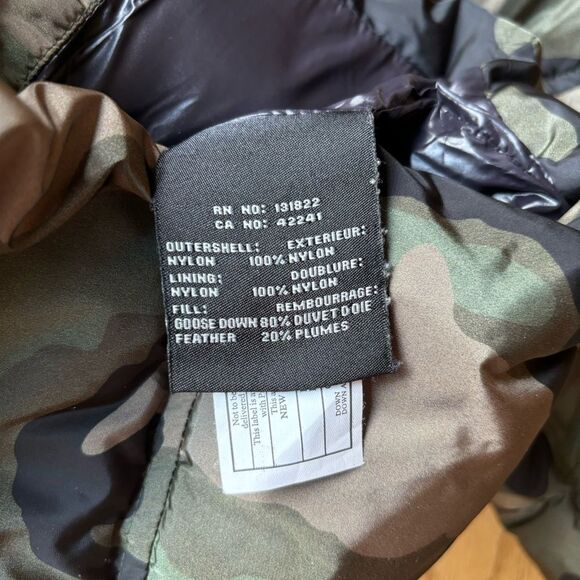 SAM. Freestyle Camo Down Feather Puffer Coat S - Picture 5 of 8